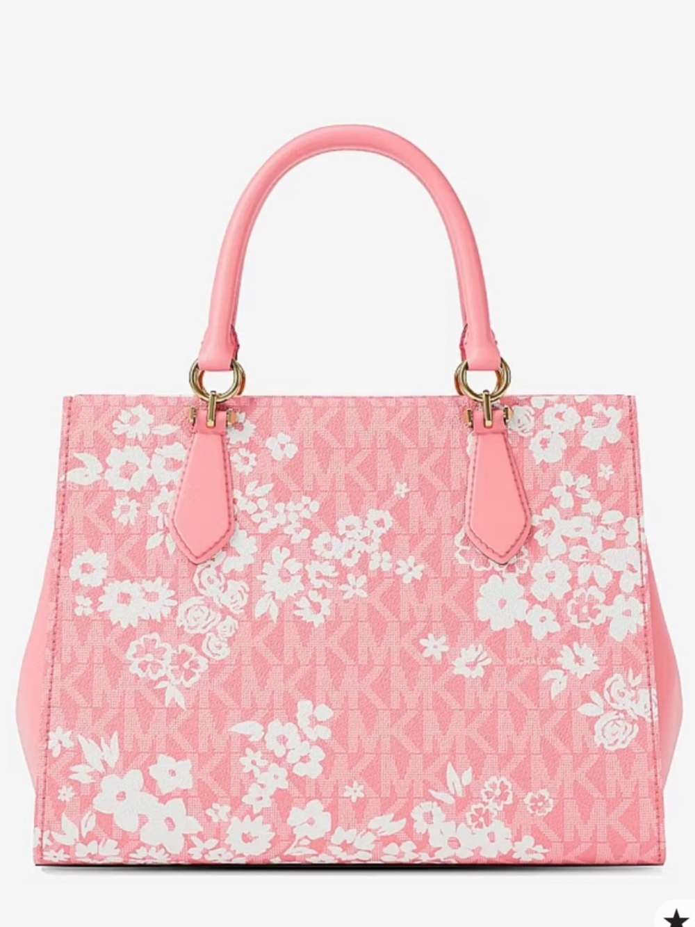 MICHAEL KORS Marilyn Md Printed Signature Logo Satchel Crossbody
Carnation - Picture 4 of 13